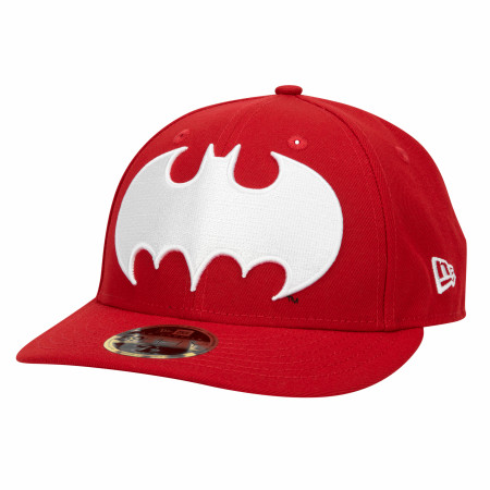 Batman Low Profile Red New Era 59Fifty Fitted Hat